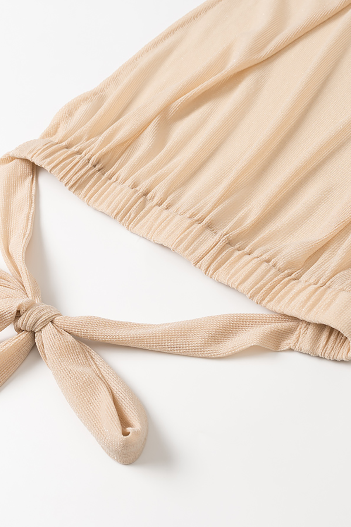 Solid Halter Crop Top & Slit Maxi Skirt Set