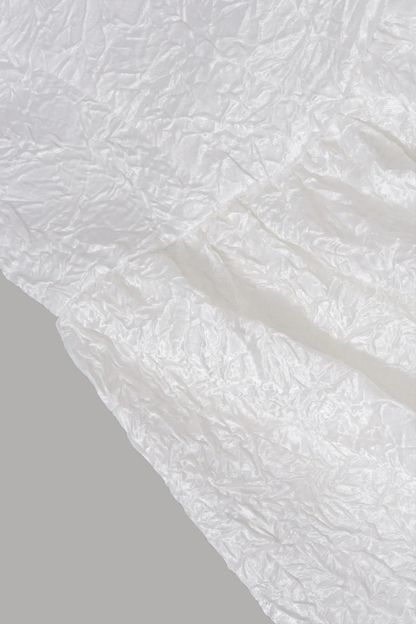 Strapless Ruched Scarf Mini Dress