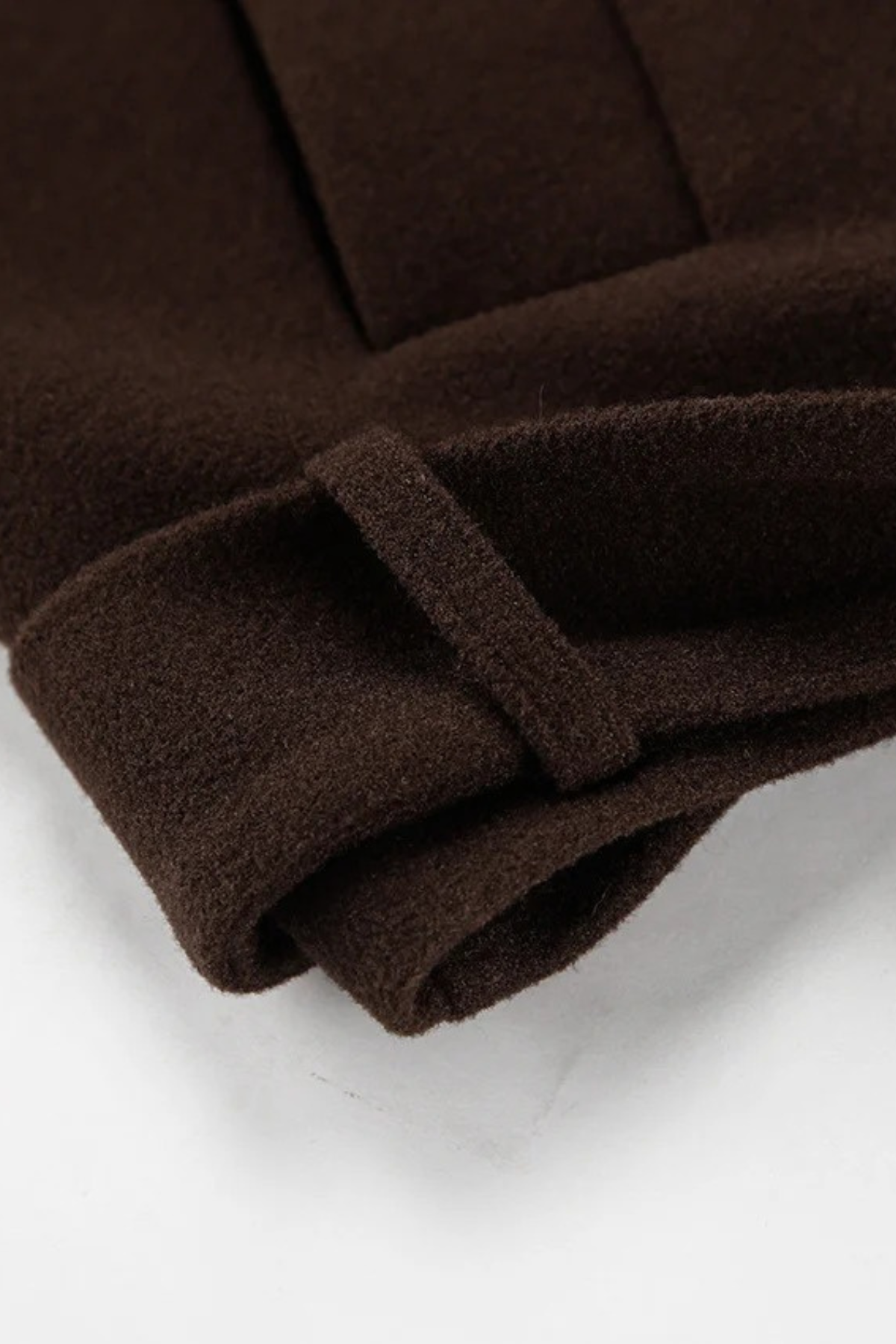 Elegant Double-Breasted Woolen Coat