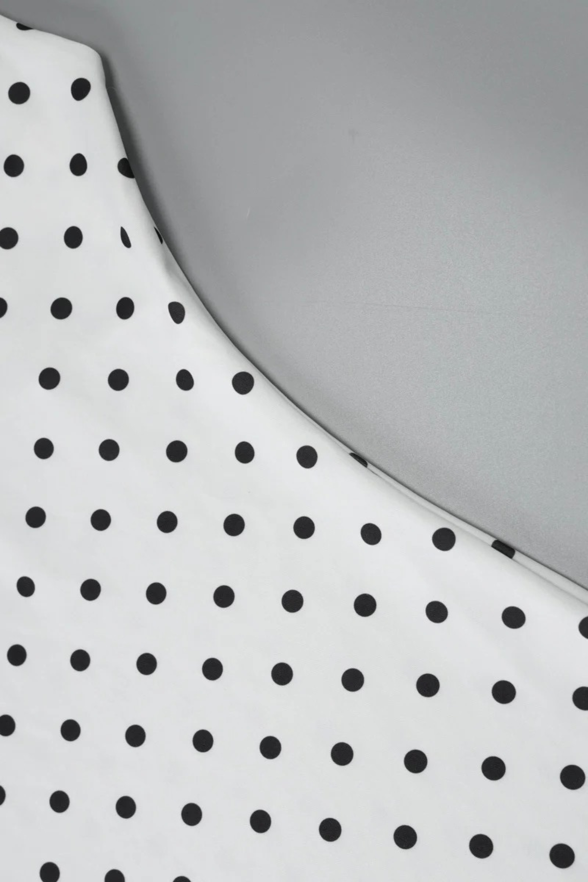 Polka Dot Lace-Up Shoulder Mini Dress