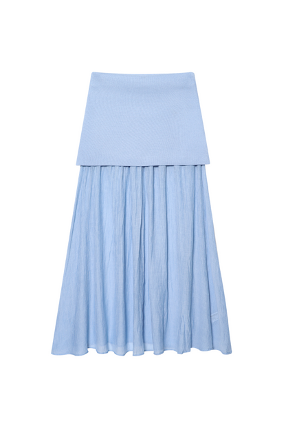Knit Pleated Skirt