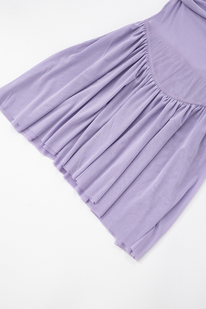 Pleated Tube Dress and Scarf