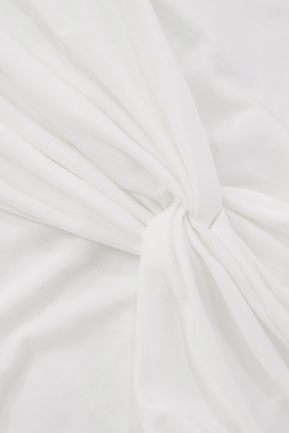 Pleated A-Line Halter Maxi Dress