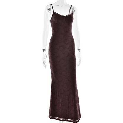 Summer Arrival Sexy Sheath Dress Sexy Backless Lace Strap Dress for Women