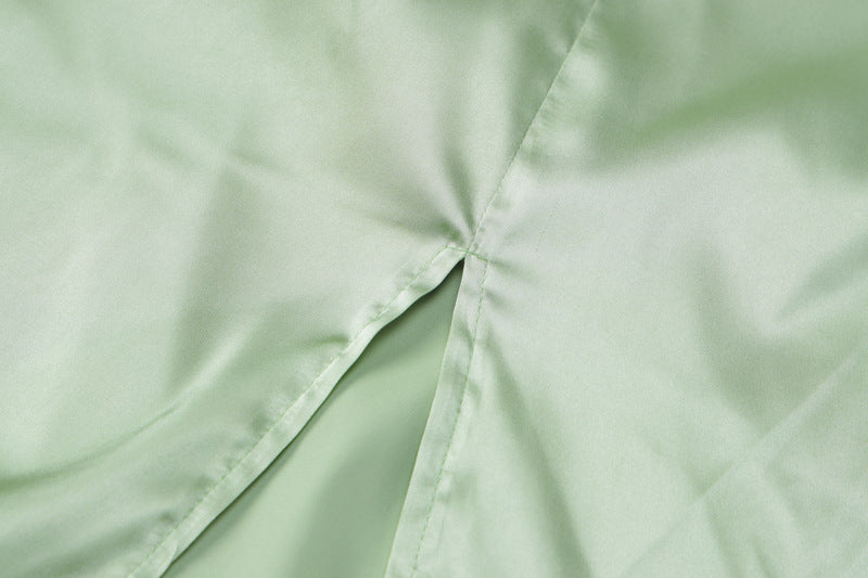 Summer Internet Celebrity Same Lace Strap Backless Dress Fashionable Ruffled Ribbon Dress