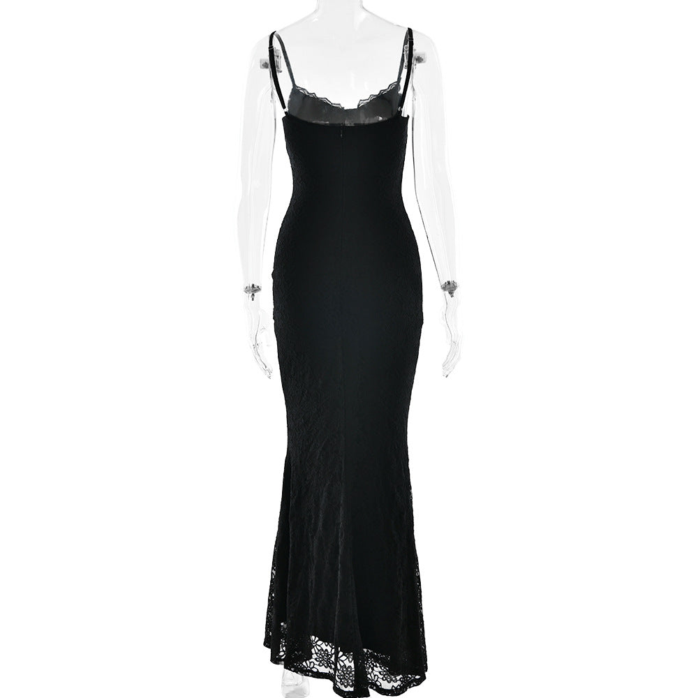 Summer Arrival Sexy Sheath Dress Sexy Backless Lace Strap Dress for Women