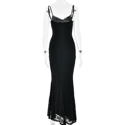 Summer Arrival Sexy Sheath Dress Sexy Backless Lace Strap Dress for Women