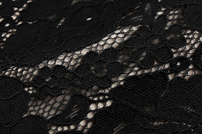 Lace Slit Midi Dress