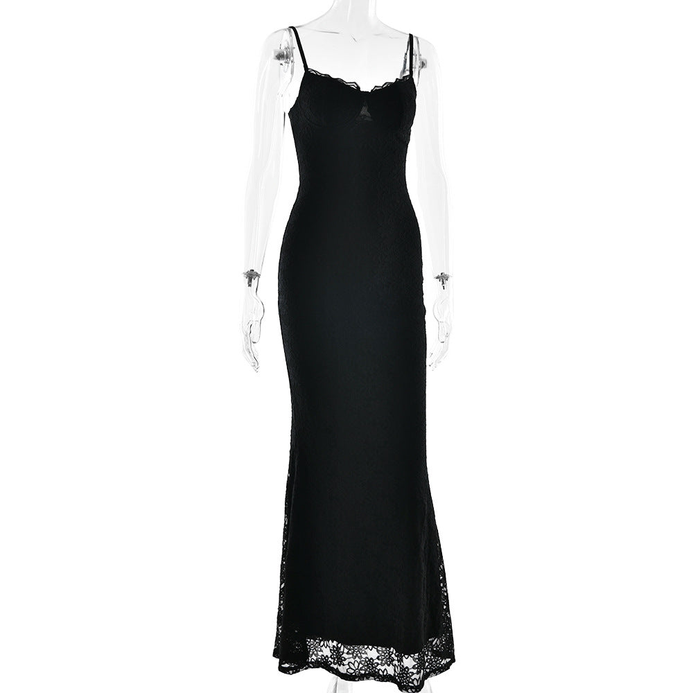 Summer Arrival Sexy Sheath Dress Sexy Backless Lace Strap Dress for Women