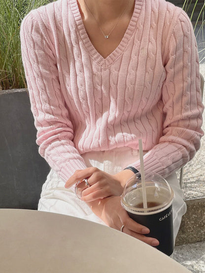 Casual Solid Color Base Sweater Woolen Women Clothing Autumn Winter