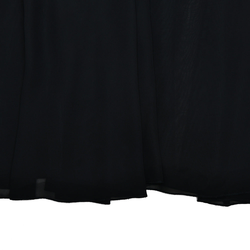 Sexy Cutout Tube Top Cinched Waist See-through Fishtail Dress Women Dress