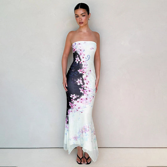 Floral Mermaid Dress