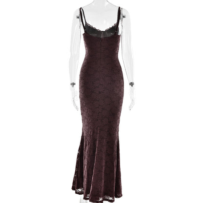 Summer Arrival Sexy Sheath Dress Sexy Backless Lace Strap Dress for Women